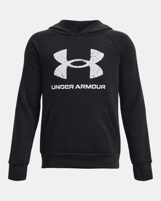 rulle mest Let at læse Boys' UA Rival Fleece Big Logo Fill Hoodie | Under Armour
